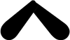 Black triangular logo representing a traditional Filipino hut (kúbo) roof.
