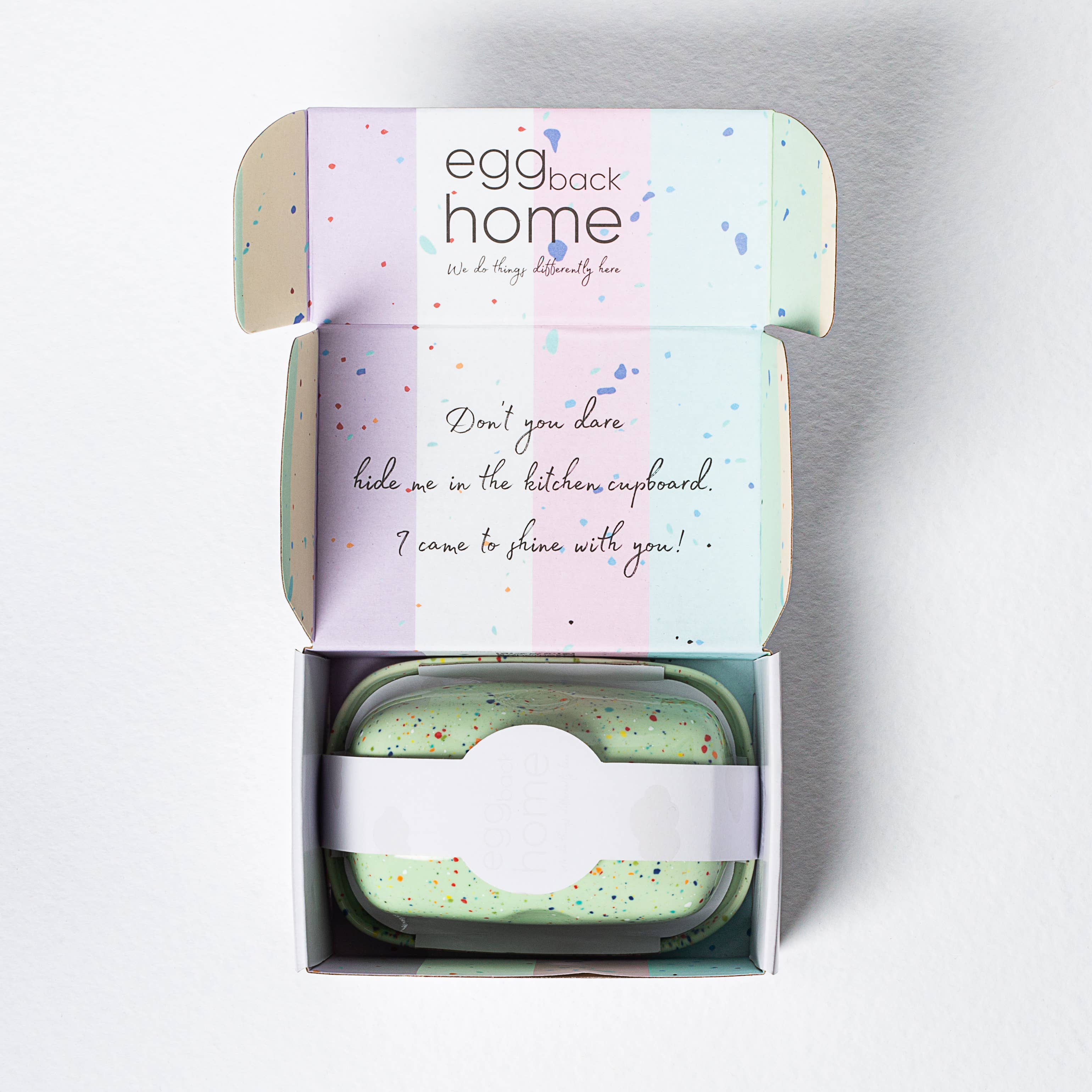 Party Specks Butter Dish