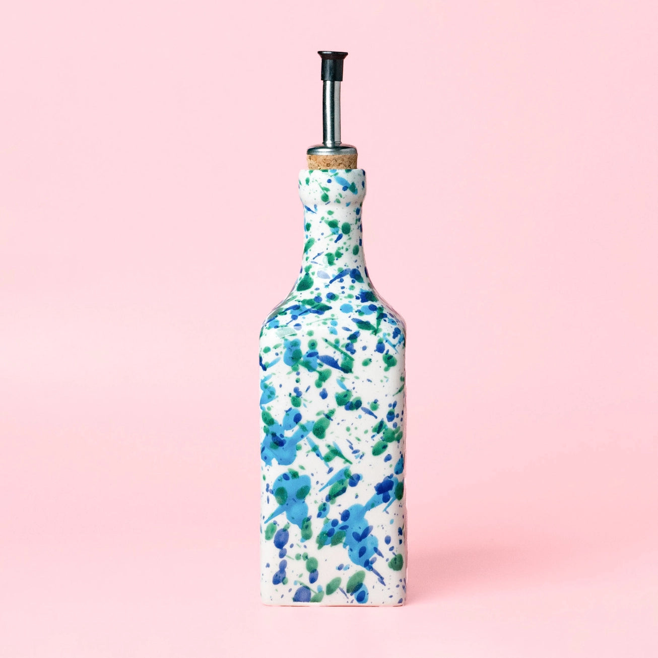 Ceramic Oil Dispenser 475ml - Coral – Handmade Oil Dispenser by Alfar Tierra Cocida - Kúbome