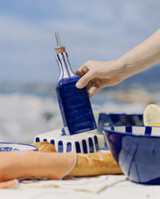 Ceramic Oil Dispenser 475ml - Costa Azul – Handmade Oil Dispenser by Alfar Tierra Cocida - Kúbome