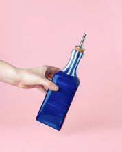 Ceramic Oil Dispenser 475ml - Costa Azul – Handmade Oil Dispenser by Alfar Tierra Cocida - Kúbome