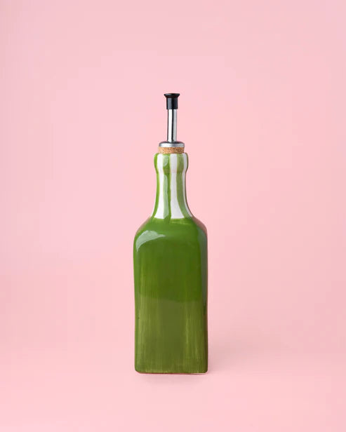 Ceramic Oil Dispenser 475ml - Roots – Handmade Oil Dispenser by Alfar Tierra Cocida - Kúbome