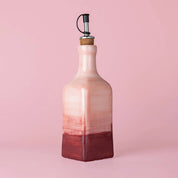 Ceramic Oil Dispenser 475ml - Sakura – Handmade Oil Dispenser by Alfar Tierra Cocida - Kúbome