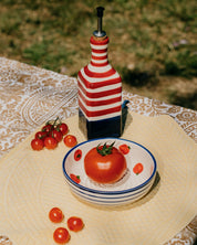 Ceramic Oil Dispenser 475ml - Tomates – Handmade Oil Dispenser by Alfar Tierra Cocida - Kúbome