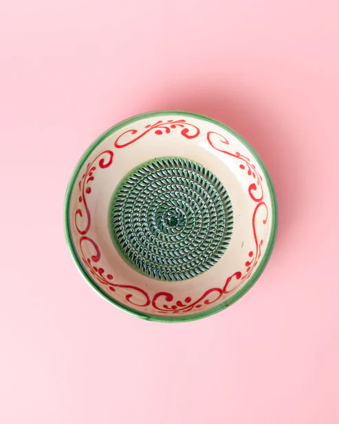 Large Ceramic Grater Plate - Alhambra – Handmade Grater by Alfar Tierra Cocida - Kúbome
