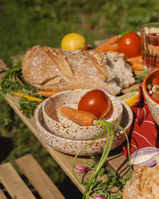 Large Ceramic Grater Plate - Carnival – Handmade Grater by Alfar Tierra Cocida - Kúbome