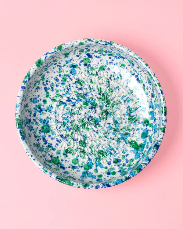 Large Ceramic Grater Plate - Coral – Handmade Grater by Alfar Tierra Cocida - Kúbome