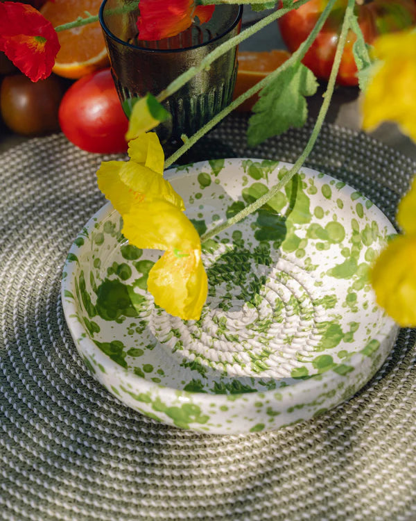 Large Ceramic Grater Plate - Moss – Handmade Grater by Alfar Tierra Cocida - Kúbome