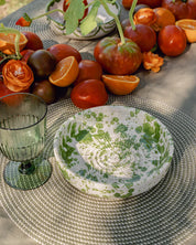 Large Ceramic Grater Plate - Moss – Handmade Grater by Alfar Tierra Cocida - Kúbome
