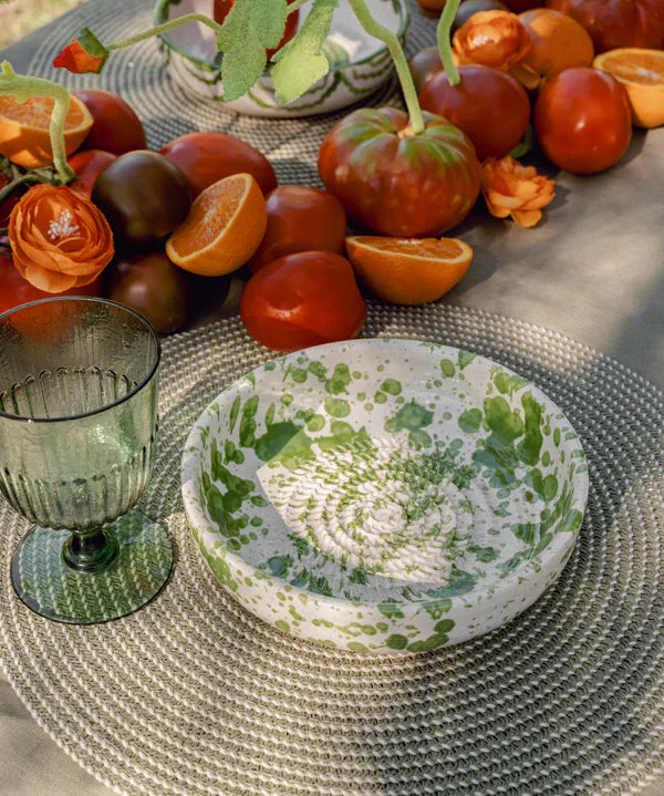 Large Ceramic Grater Plate - Moss – Handmade Grater by Alfar Tierra Cocida - Kúbome