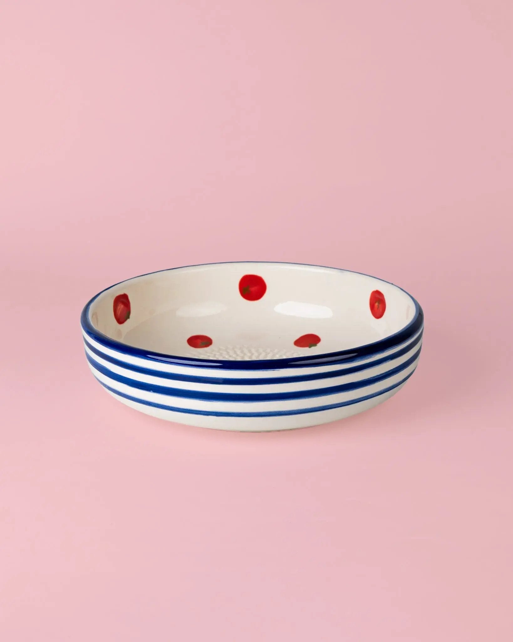 Large Ceramic Grater Plate - Pomodoro – Handmade Grater by Alfar Tierra Cocida - Kúbome