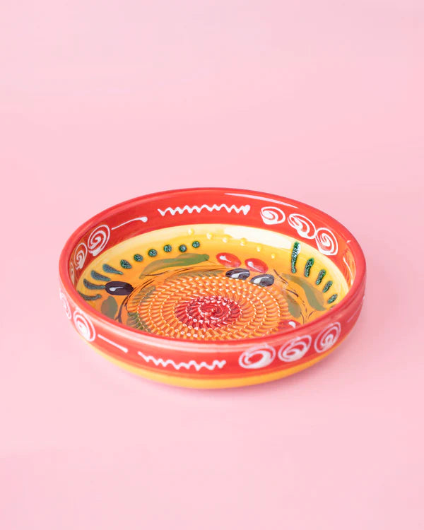 Large Ceramic Grater Plate - Provencia – Handmade Grater by Alfar Tierra Cocida - Kúbome