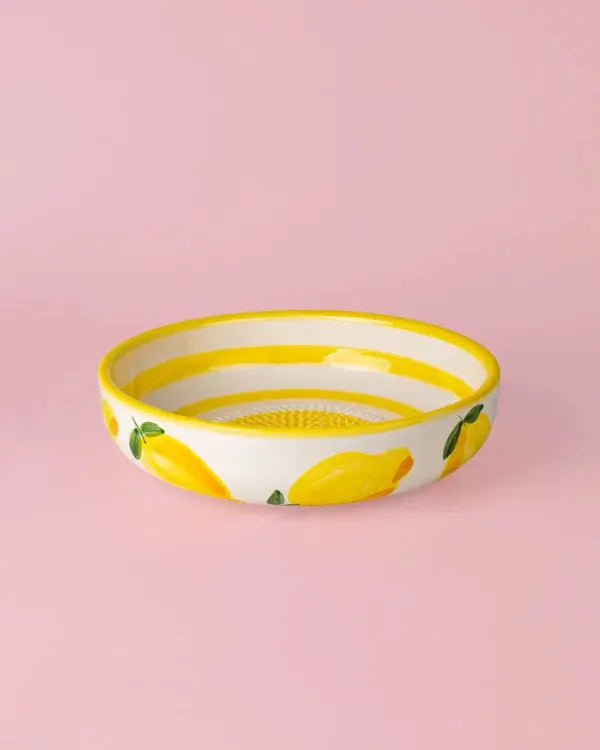 Large Grater Plate - Limone – Handmade Grater by Alfar Tierra Cocida - Kúbome