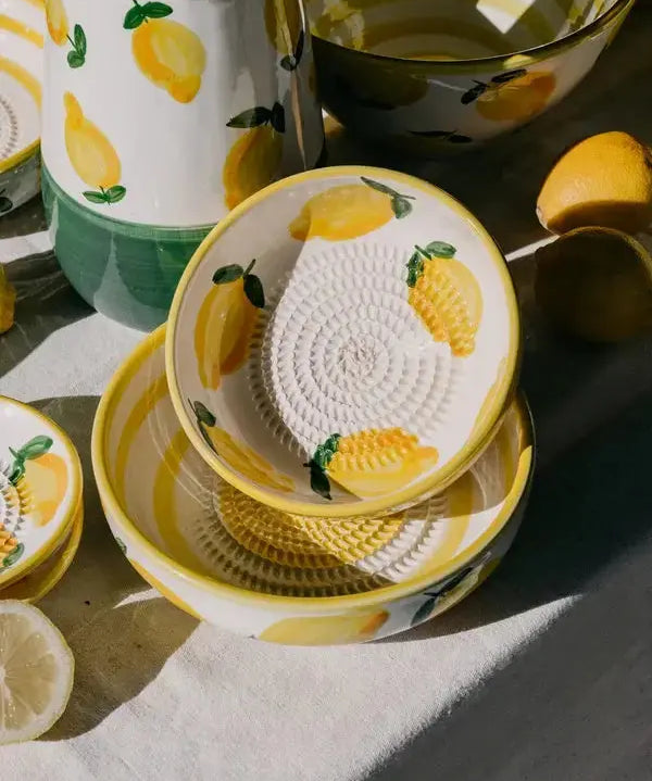 Large Grater Plate - Limone – Handmade Grater by Alfar Tierra Cocida - Kúbome