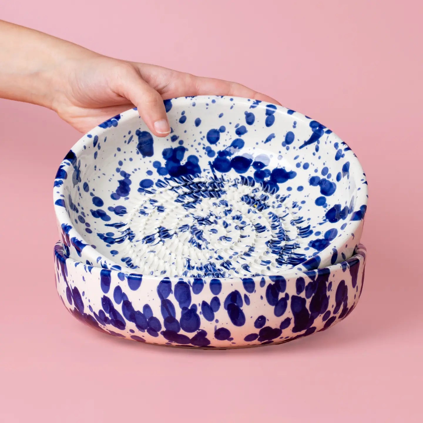 Large Grater Plate - Persia *wooden spoon included* – Handmade Grater by Alfar Tierra Cocida - Kúbome