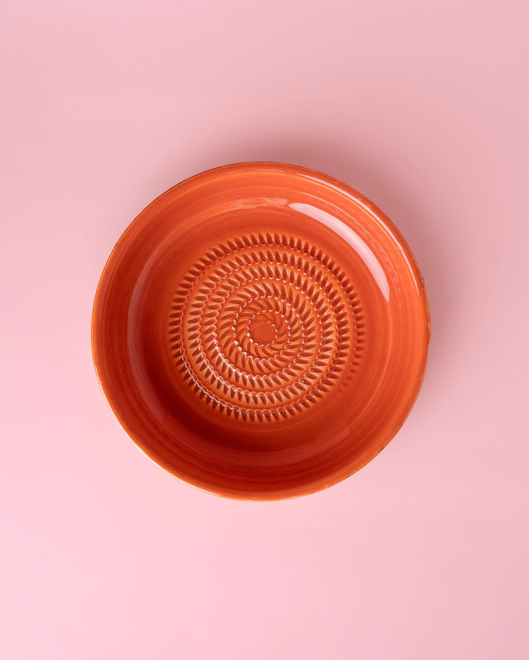 Large Pottery Grater Plate - Naranja – Handmade Grater by Alfar Tierra Cocida - Kúbome