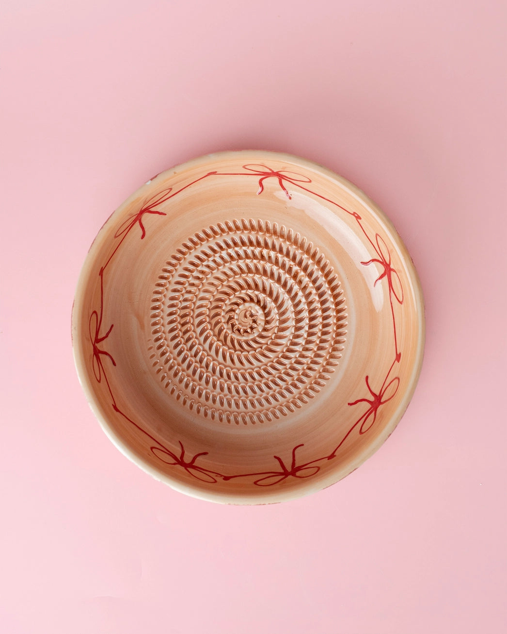 Large Pottery Grater Plate - Noelle *Wooden Spoon Included* – Handmade Grater by Alfar Tierra Cocida - Kúbome