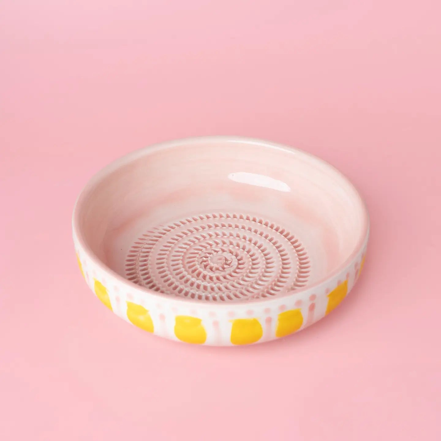 Large Pottery Grater Plate - Valentina *SPOON gift included* – Handmade Grater by Alfar Tierra Cocida - Kúbome