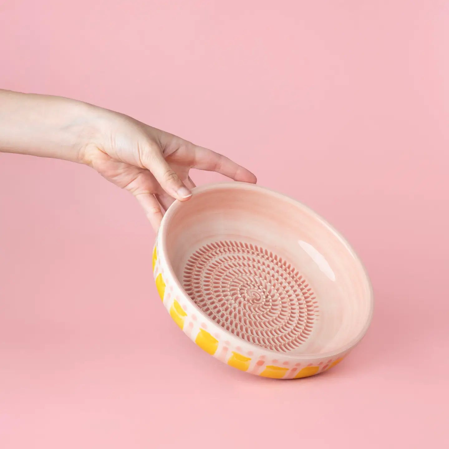 Large Pottery Grater Plate - Valentina *SPOON gift included* – Handmade Grater by Alfar Tierra Cocida - Kúbome