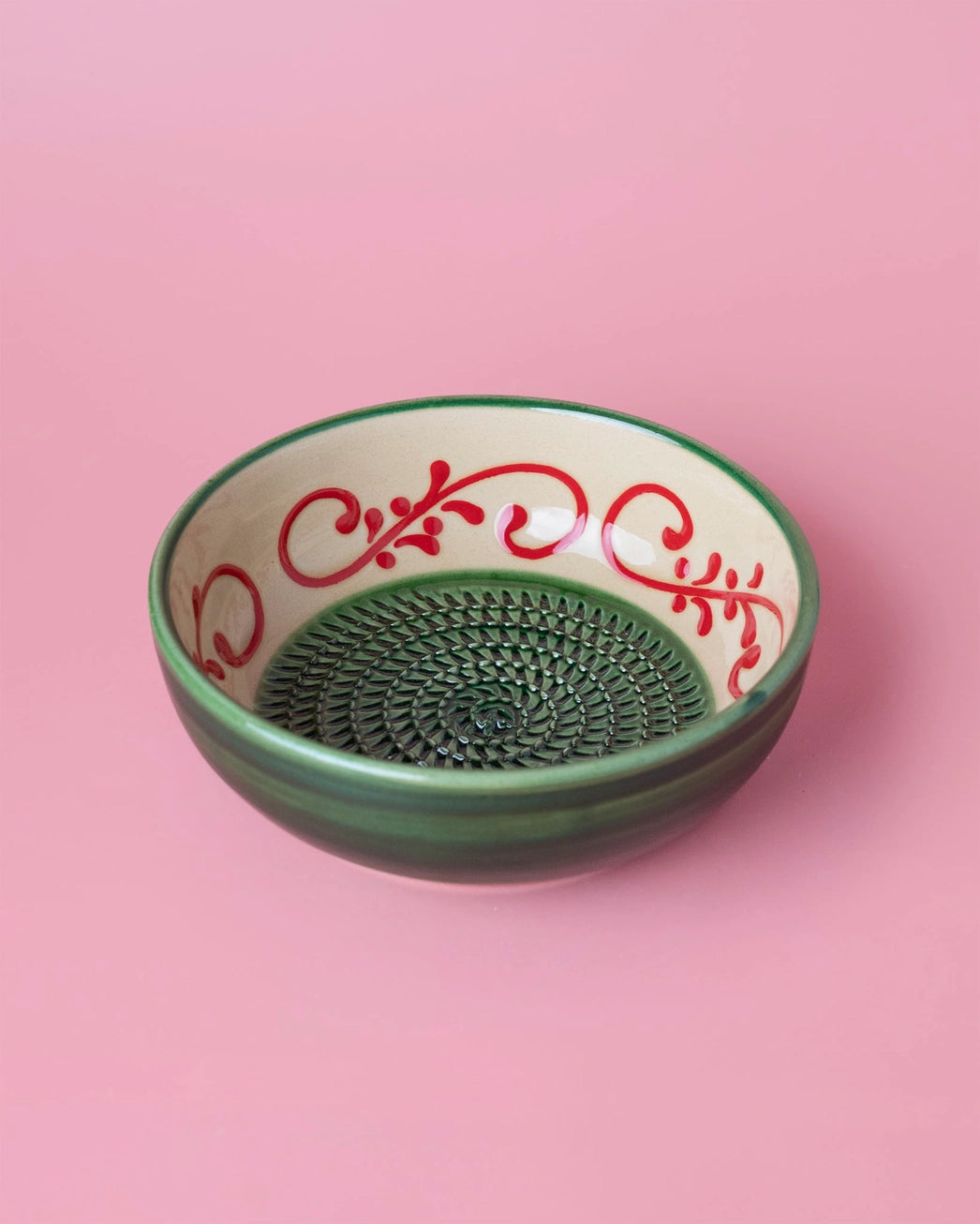 Medium Ceramic Grater Plate - Alhambra – Handmade Grater by Alfar Tierra Cocida - Kúbome