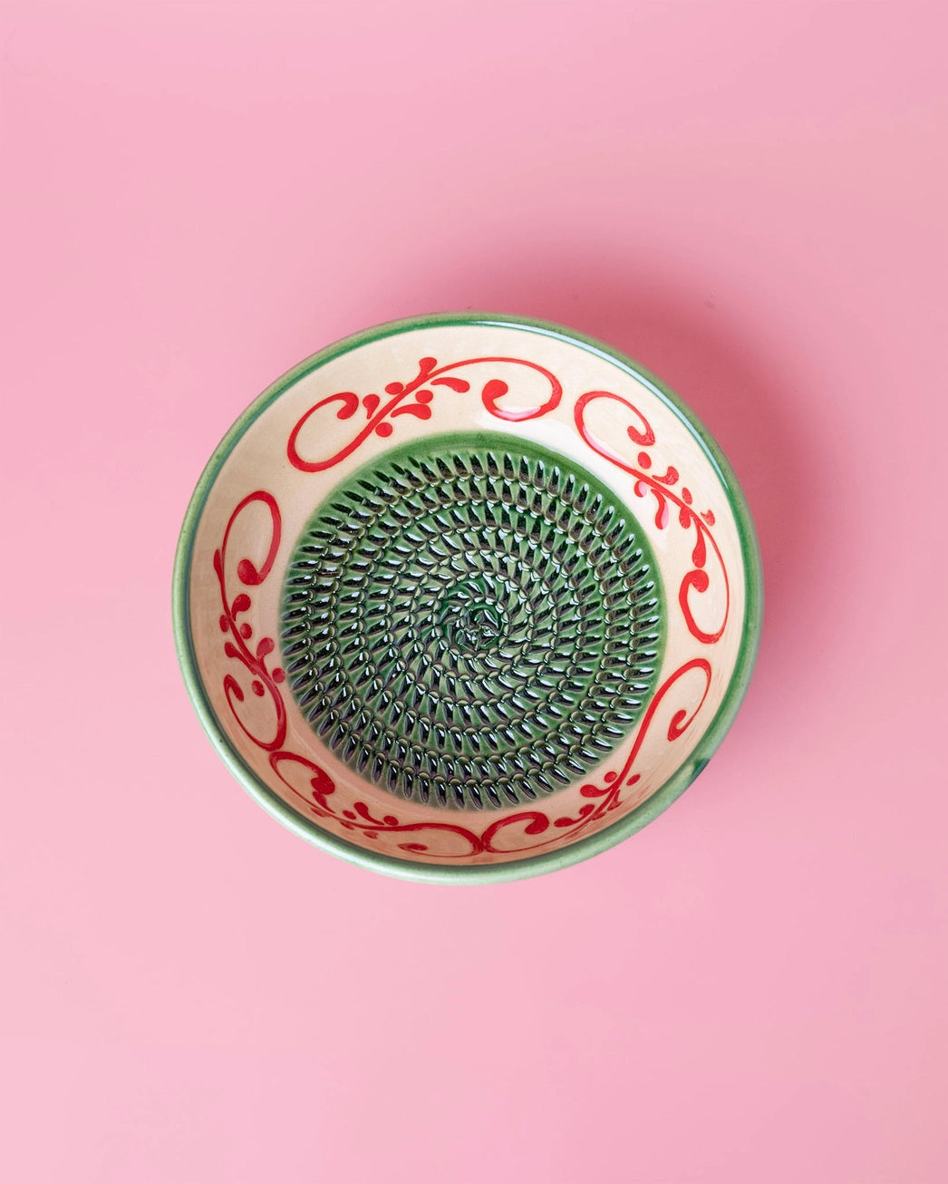 Medium Ceramic Grater Plate - Alhambra – Handmade Grater by Alfar Tierra Cocida - Kúbome