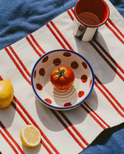 Medium Ceramic Grater Plate - Pomodoro – Handmade Grater by Alfar Tierra Cocida - Kúbome