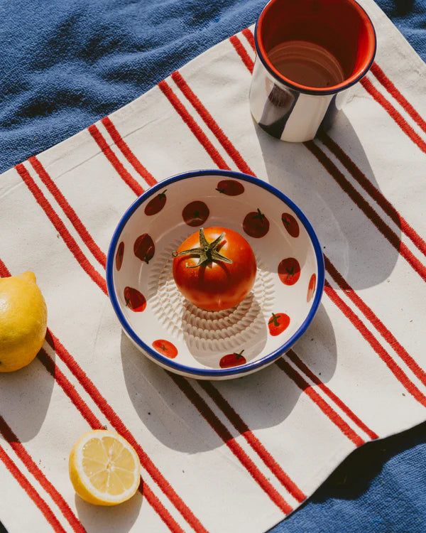 Medium Ceramic Grater Plate - Pomodoro – Handmade Grater by Alfar Tierra Cocida - Kúbome