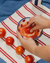 Medium Ceramic Grater Plate - Pomodoro – Handmade Grater by Alfar Tierra Cocida - Kúbome