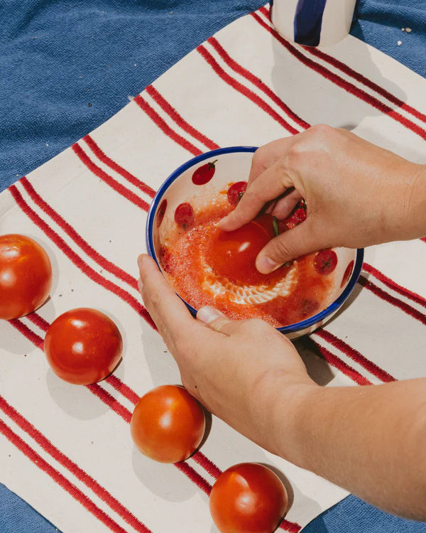 Medium Ceramic Grater Plate - Pomodoro – Handmade Grater by Alfar Tierra Cocida - Kúbome