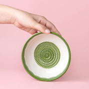 Medium Ceramic Grater Plate – Roots – Handmade Grater by Alfar Tierra Cocida - Kúbome
