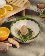 Medium Ceramic Grater Plate – Roots – Handmade Grater by Alfar Tierra Cocida - Kúbome