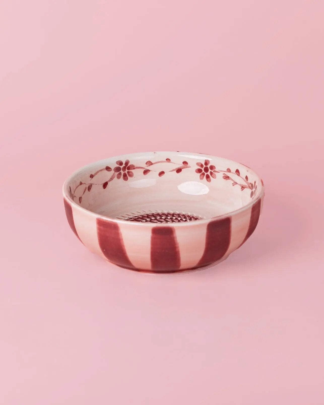 Medium Ceramic Grater Plate - Sakura – Handmade Grater by Alfar Tierra Cocida - Kúbome