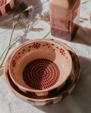 Medium Ceramic Grater Plate - Sakura – Handmade Grater by Alfar Tierra Cocida - Kúbome