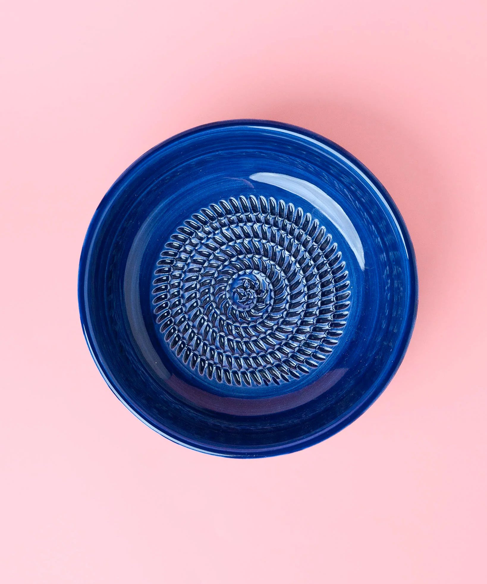 Medium Pottery Grater Plate – Costa Azul – Handmade Grater by Alfar Tierra Cocida - Kúbome