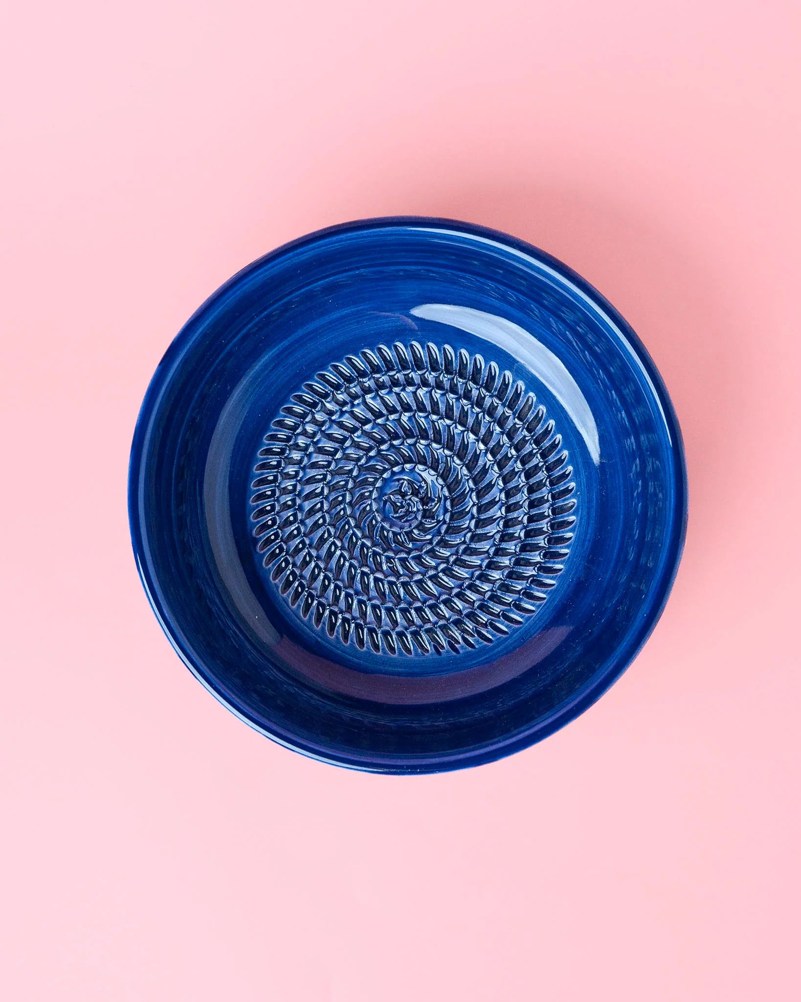 Medium Pottery Grater Plate – Costa Azul – Handmade Grater by Alfar Tierra Cocida - Kúbome