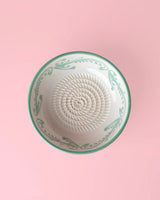 Medium Vintage Pottery Grater Plate - Esmeralda