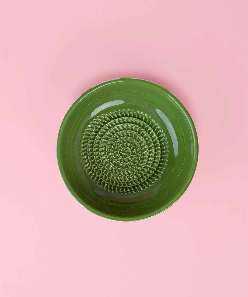 Medium Vintage Pottery Grater Plate - Olive – Handmade Grater by Alfar Tierra Cocida - Kúbome