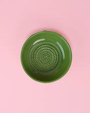 Medium Vintage Pottery Grater Plate - Olive – Handmade Grater by Alfar Tierra Cocida - Kúbome
