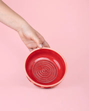 Medium Vintage Pottery Grater Plate - Sweetheart – Handmade Grater by Alfar Tierra Cocida - Kúbome