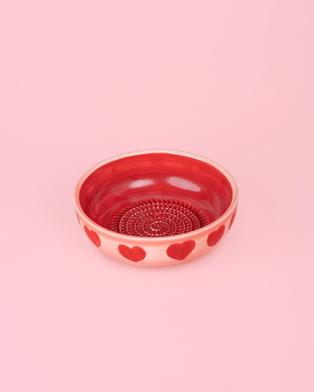 Medium Vintage Pottery Grater Plate - Sweetheart – Handmade Grater by Alfar Tierra Cocida - Kúbome