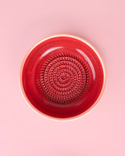 Medium Vintage Pottery Grater Plate - Sweetheart – Handmade Grater by Alfar Tierra Cocida - Kúbome