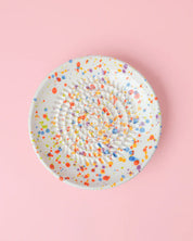 Small Ceramic Grater Plate - Carnival – Handmade Grater by Alfar Tierra Cocida - Kúbome