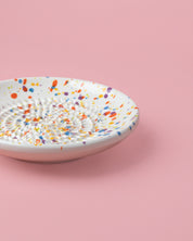 Small Ceramic Grater Plate - Carnival – Handmade Grater by Alfar Tierra Cocida - Kúbome