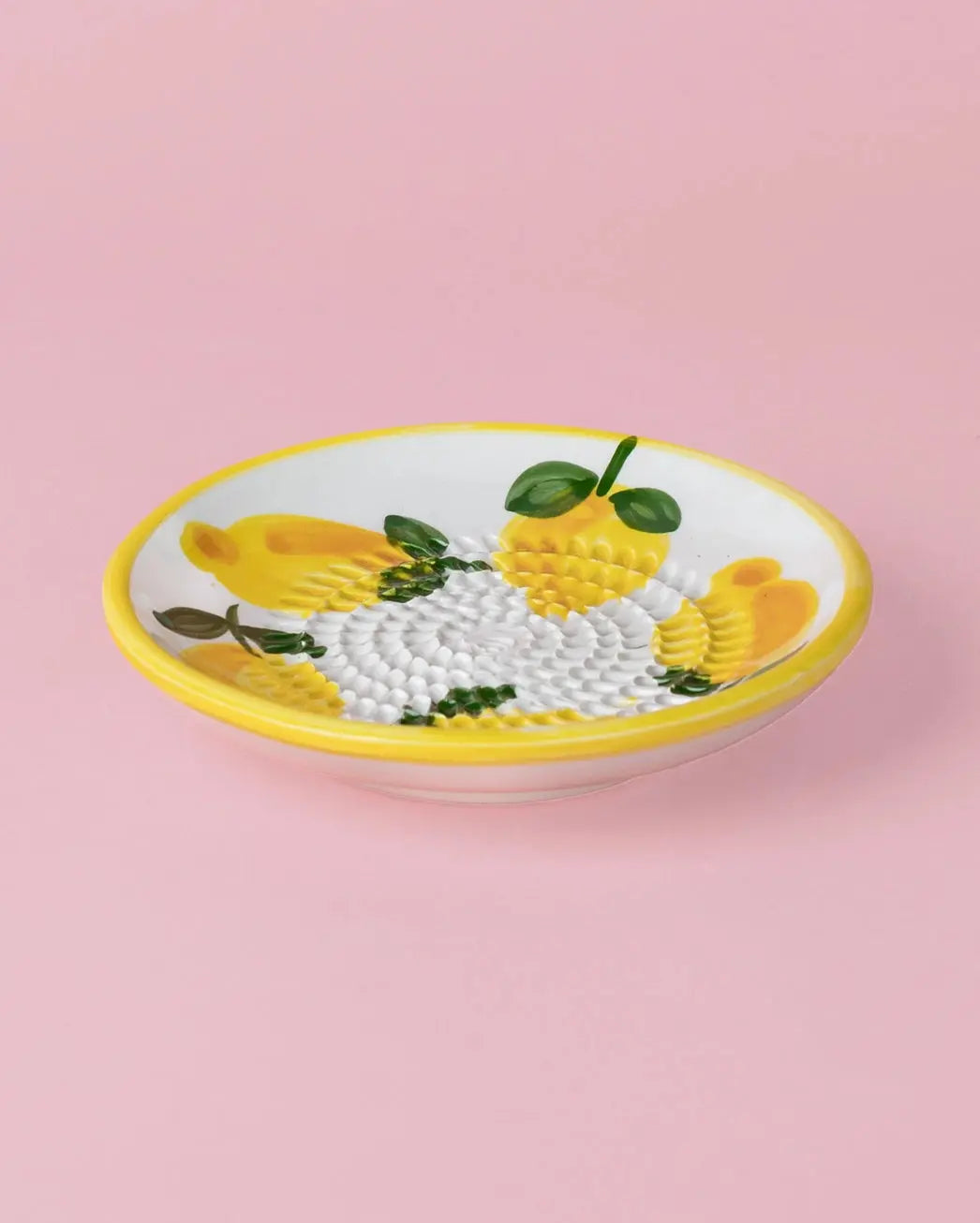 Small Ceramic Grater Plate - Limone – Handmade Grater by Alfar Tierra Cocida - Kúbome