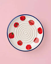 Small Ceramic Grater Plate - Pomodoro – Handmade Grater by Alfar Tierra Cocida - Kúbome