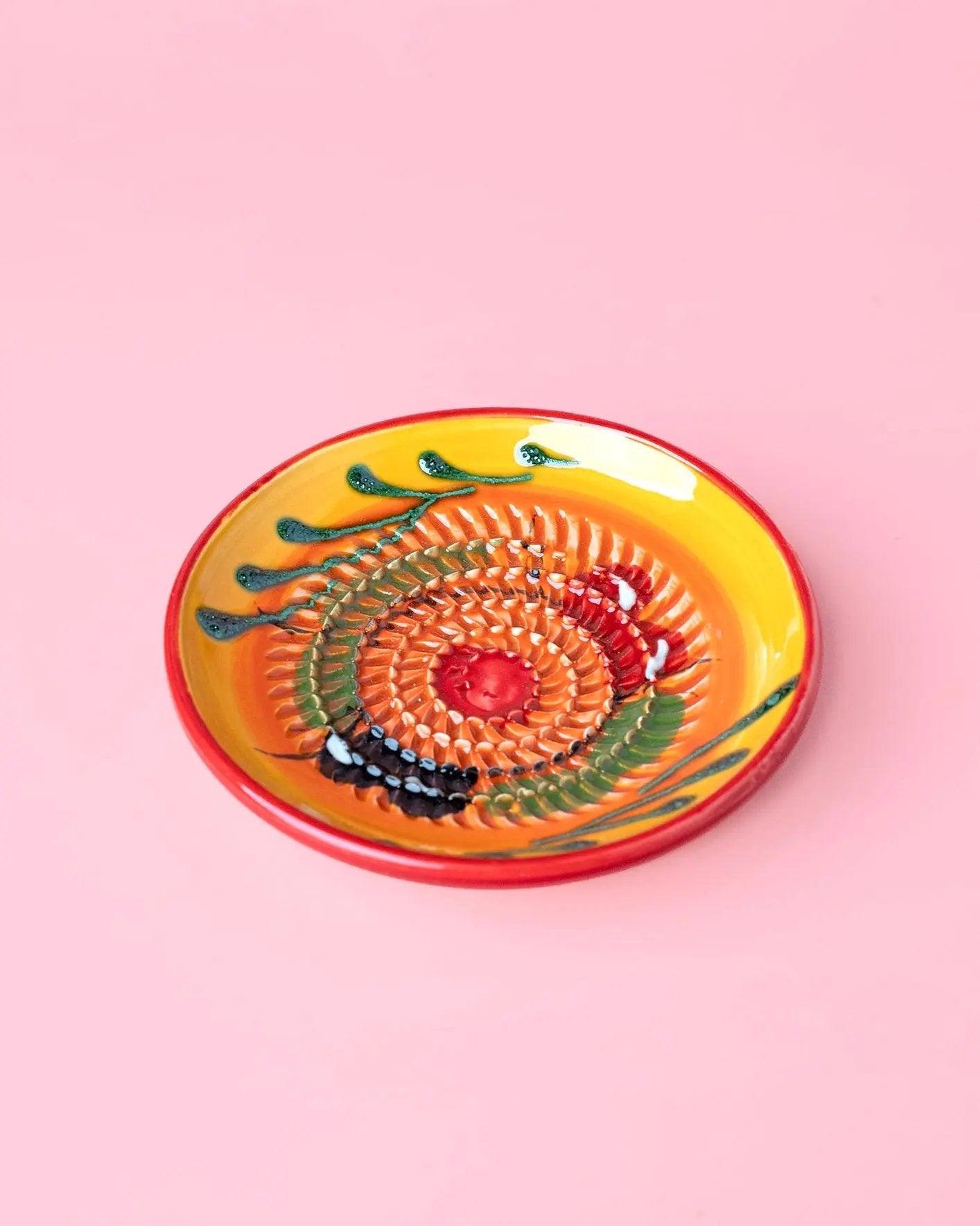 Small Ceramic Grater Plate - Provencia – Handmade Grater by Alfar Tierra Cocida - Kúbome