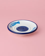 Small Ceramic Plate Food Grater - Tuna – Handmade Grater by Alfar Tierra Cocida - Kúbome