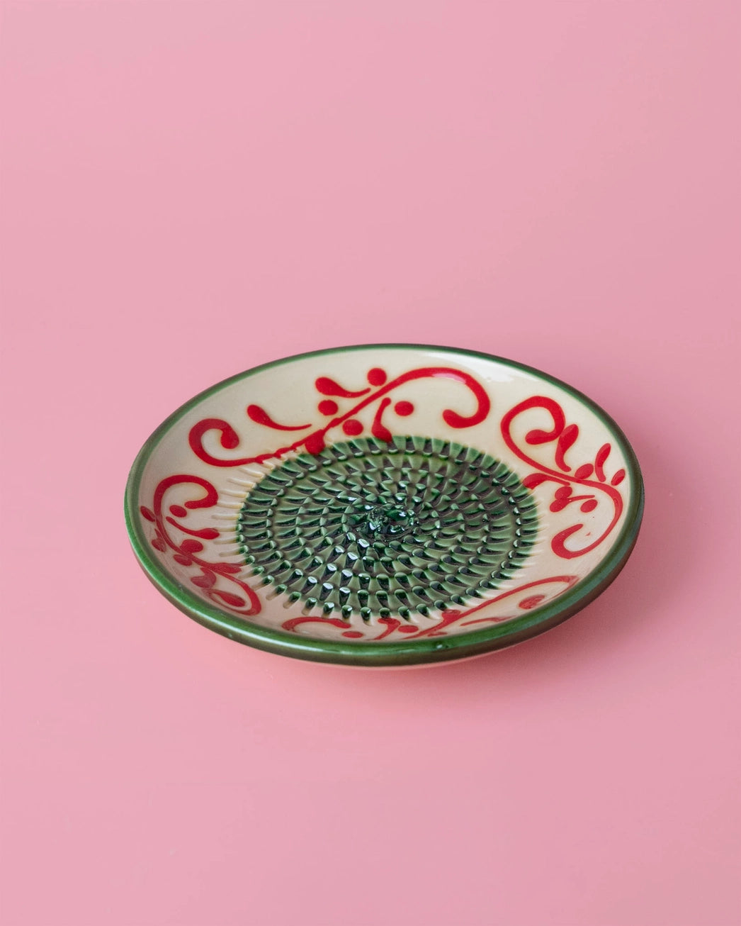 Small Grater Ceramic Dish - Alhambra – Handmade Grater by Alfar Tierra Cocida - Kúbome