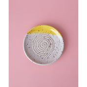 Small Grater Ceramic Plate - Cinnamon – Handmade Grater by Alfar Tierra Cocida - Kúbome