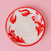 Small Grater Ceramic Plate - Sevilla – Handmade Grater by Alfar Tierra Cocida - Kúbome
